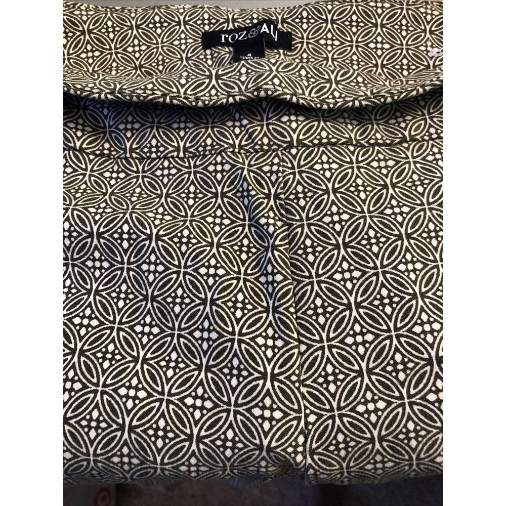 RozAli Woman’s Dress Pants Size 4 - Picture 2 of 16